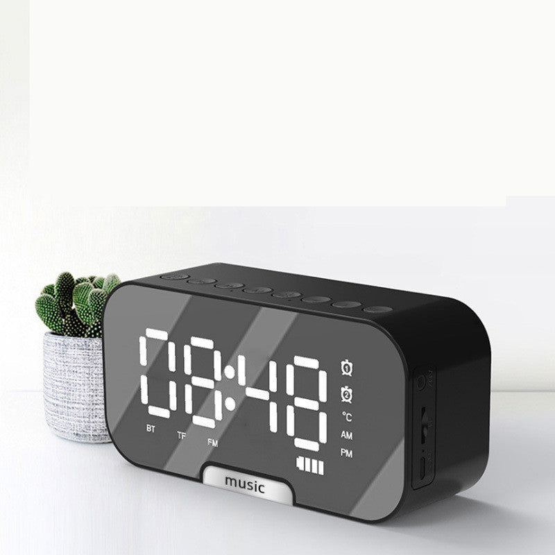 Portable Mirror Clock Alarm Clock