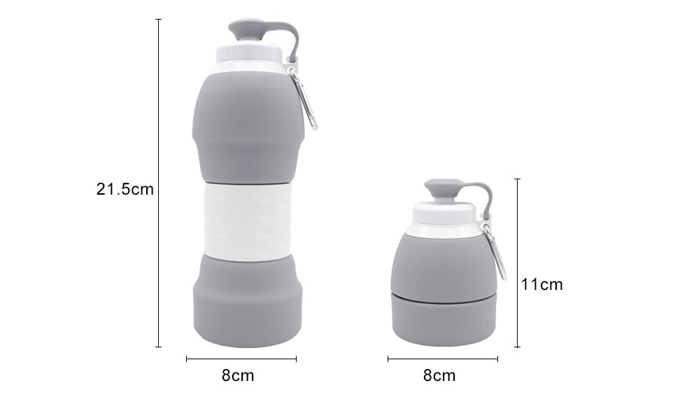 Folding water bottle